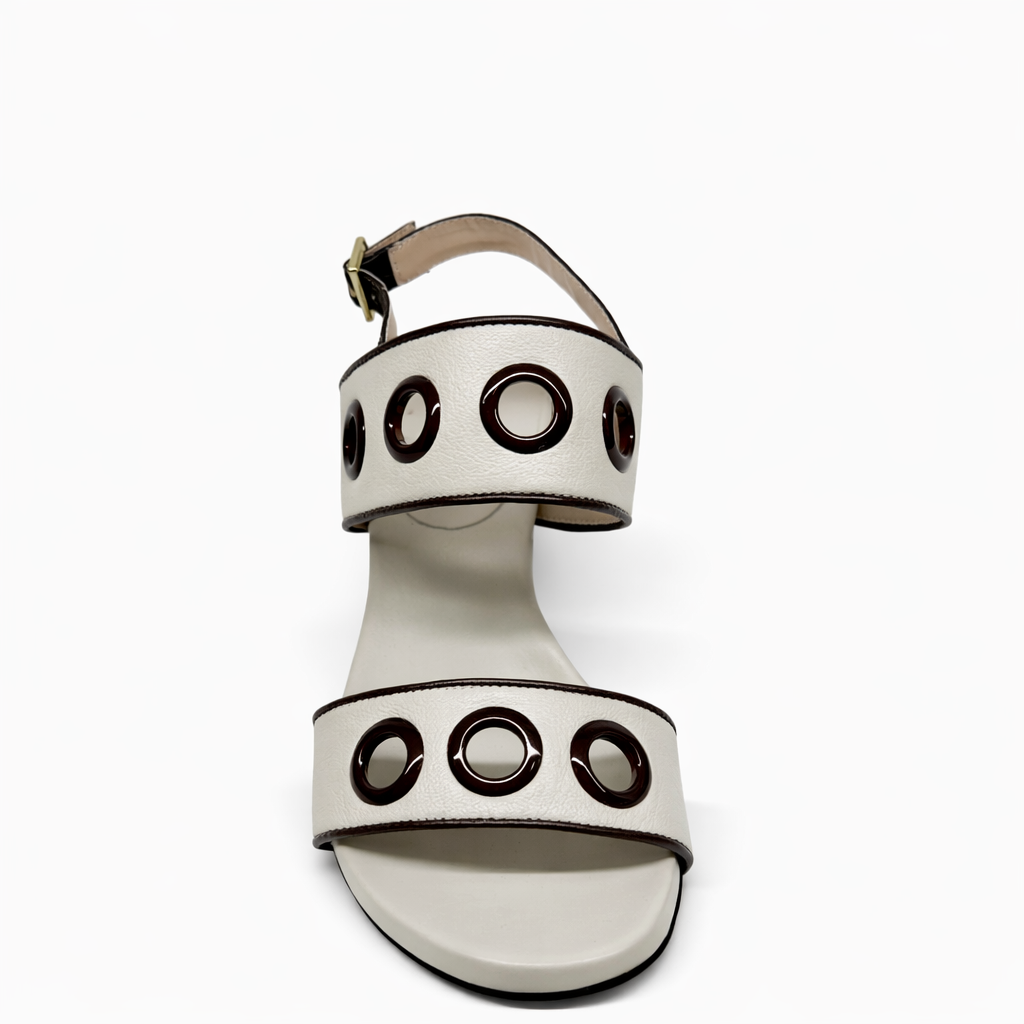 SANDALIA BLANCO OFF X CHOCO SOMBRA
