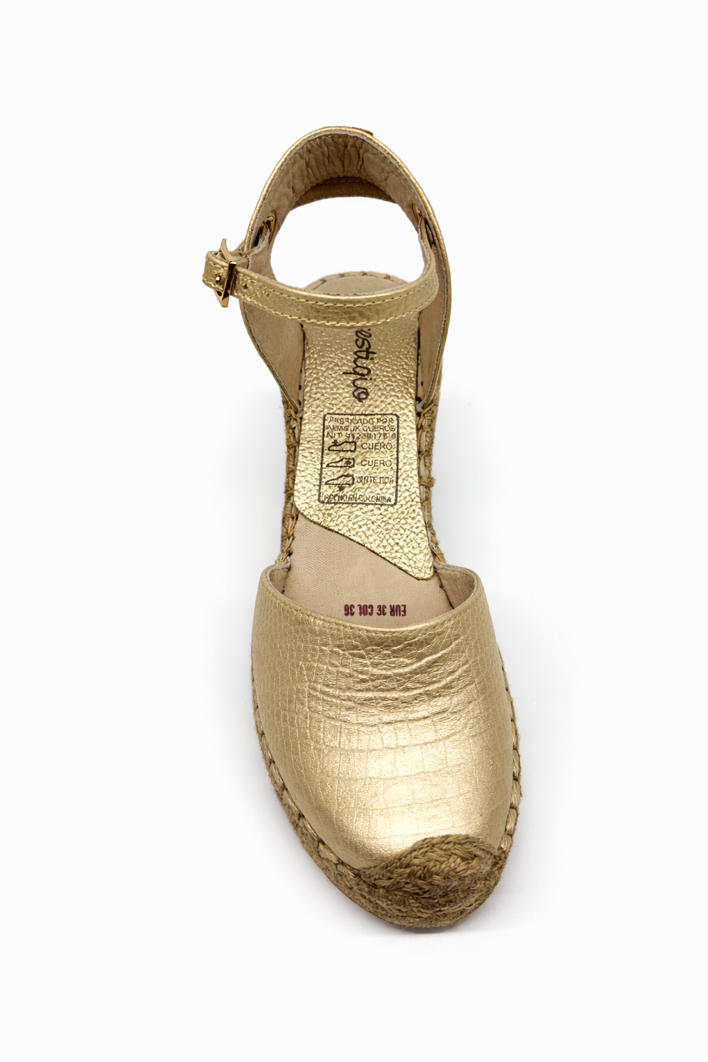 ESPADRILA ORO