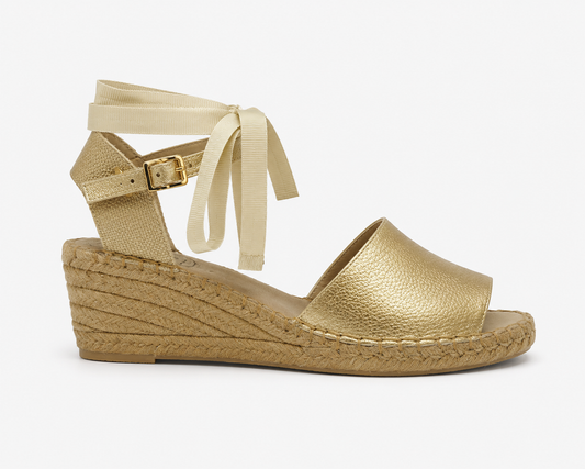 ESPADRILA ORO